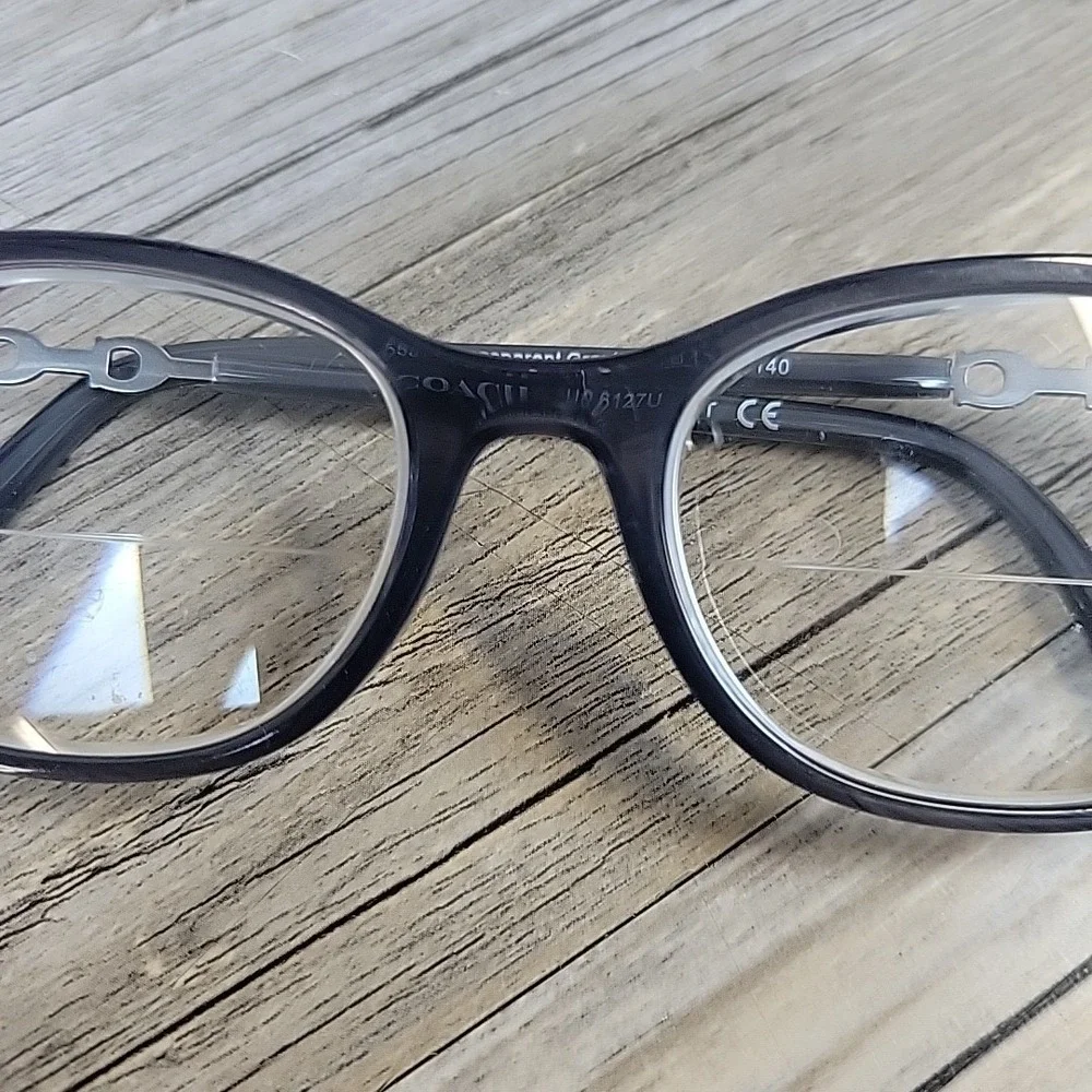 Coach HC6127U‎ 5537 Transparent Gray 51-17-140 Women's Eyeglass Frames